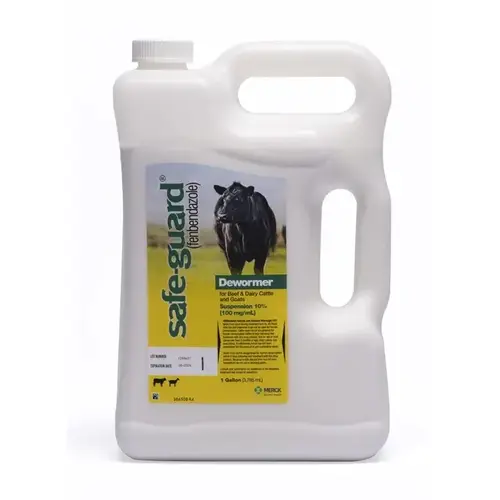 SAFEGUARD 001-809793 SAFE-GUARD 10% SUSPENSION CATTLE AND GOAT DEWORMER - GALLON