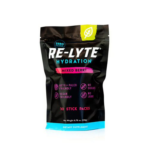 Redmond Human Re-Lyte Hydration Stick Packs (30 Count) - Mixed Berry