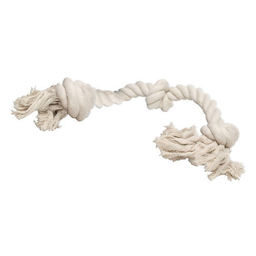 Rope Dog Tug Toy Digger's White Rope Bone Cotton Extra Large White