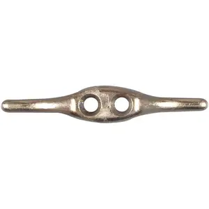 National Hardware Nickel-Plated Zinc Rope Cleat 35 lb. cap. 2.5 in. L National Hardware Nickel-Plated Zinc Rope Cleat 35 lb. cap. 2.5 in. L