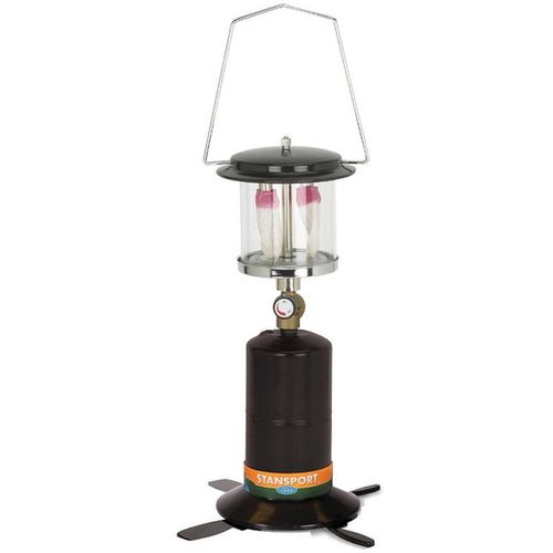 Lantern Propane Double Mantle 600-Candle Power Black