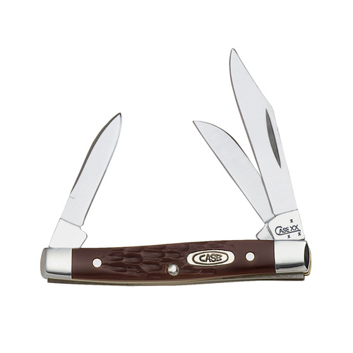 Case 081 Pocket Knife Stockman Brown Stainless Steel 3.88"