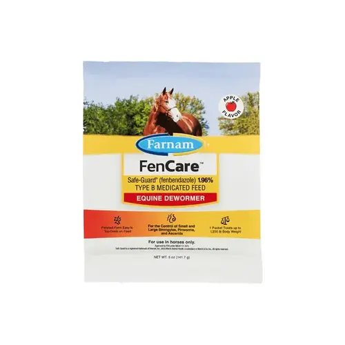 CENTRAL LIFE SCIENCE 100532874 FenCare Safe-Guard (fenbendazole) 1.96% TYPE B Medicated Feed