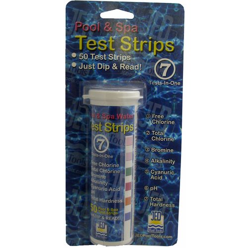 JED Pool Tools 7 Way Test Strips