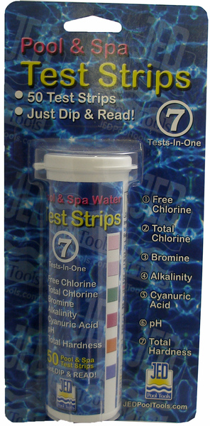 JED Pool Tools 00-IT492-01 JED Pool Tools 7 Way Test Strips