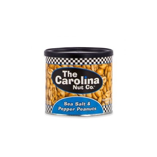 Sea Salt & Pepper Peanuts - 12 ounce can