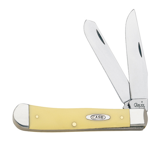 Pocket Knife Trapper Yellow Chrome Vanadium 4.13"