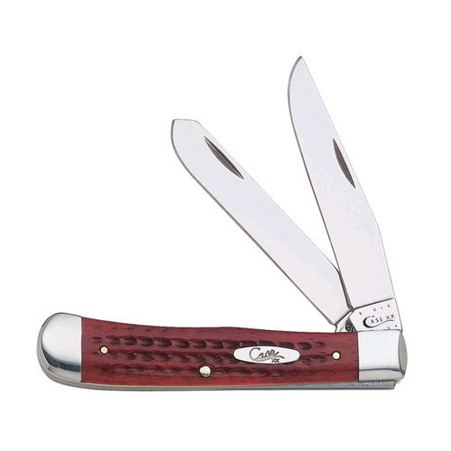 Case 783 Pocket Knife Trapper Red Stainless Steel 4.13"