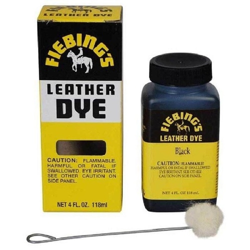 Fiebing's Black Leather Dye 4-OZ