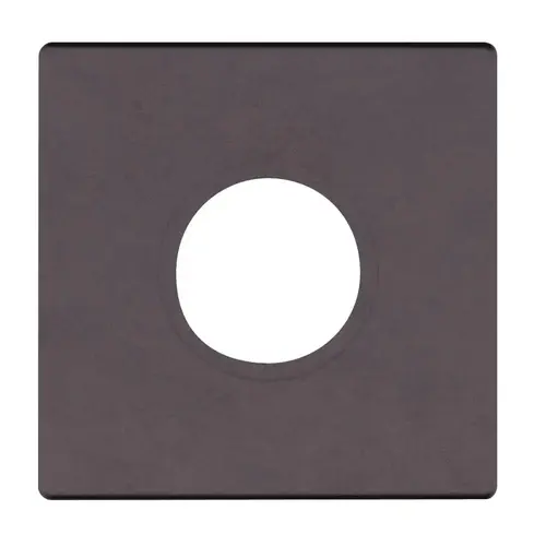 2-5/8" Contemporary Square Single Dummy Rose Venetian Bronze Finish