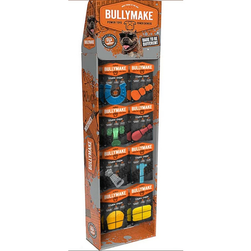 Bullymake Rubber Toy Display-22 Piece Display