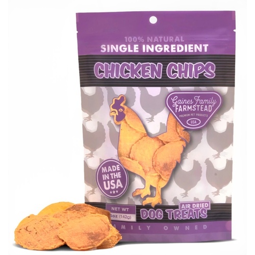 Gaines Pet Treats 08601097 CHICKEN CHIPS 5 OZ GRAINES PET