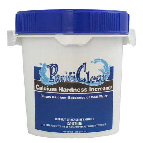 PacifiClear F086004032PC Calcium Hardness Increaser, 4 lb Pail, White