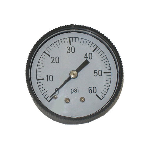 JED POOL TOOLS INC 80-847 JED 80-847 Pool Pressure Gauge - Back Mount