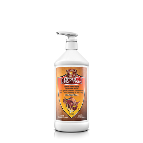 W F YOUNG INC 450403 Leather Therapy Restorer & Conditioner 32-oz