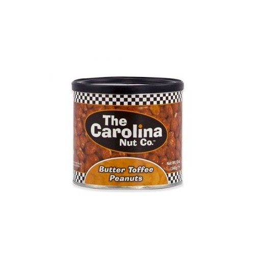 The Carolina Nut Company 11047 Butter Toffee Peanuts - 12 ounce can