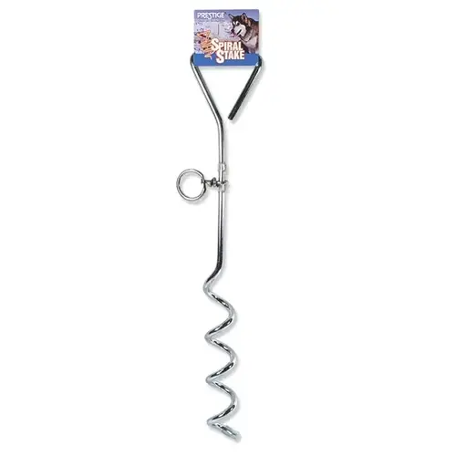 01312 Spiral Tie-Out Stake, Steel