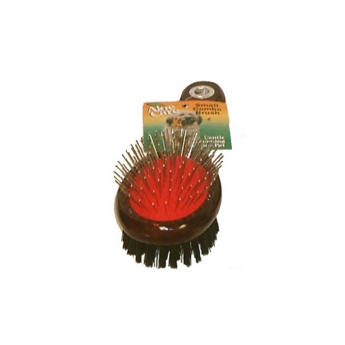 00550 Pin and Bristle Brush, 2-in-1, Wood