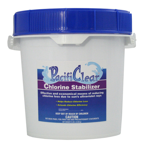 Water Techniques, Inc F081009036PC Chlorine Stabilizer 9 Lb. Pail