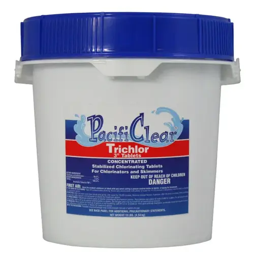 Water Techniques, Inc F008010040PC Trichlor 3" Tablets 10# Pail