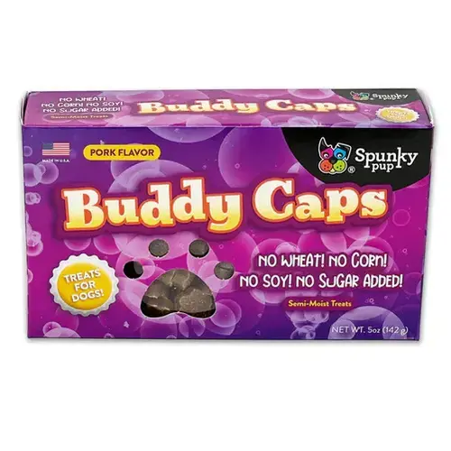 Lafayette Bay Products, LLC 08600950 Buddy Caps "Candy" Dog Treats - Pork Flavored