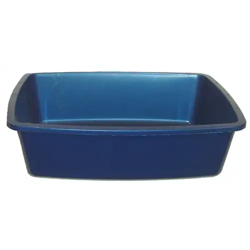 Van Ness A00402 CP2 Litter Pan, 14-7/8 in W, 18-3/8 in D, Plastic, Polished, 12 Case