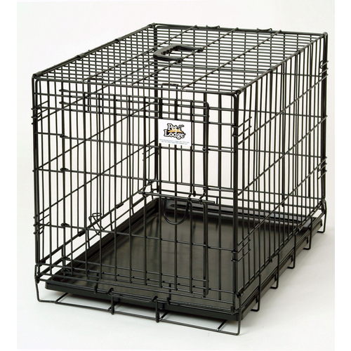 Small Wire Dog Crate - Black