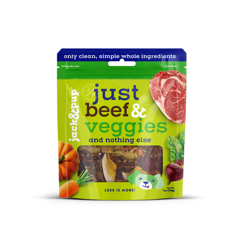 Jack & Pup Just Beef and Veggies Treats