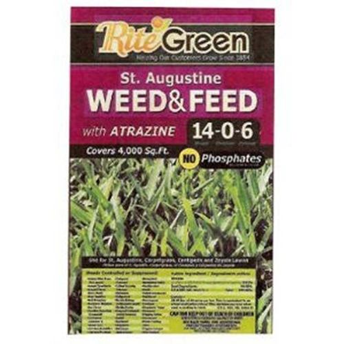 Lawn Fertilizer St. Augustine Weed & Feed For St. Augustine Grass 4000 sq ft