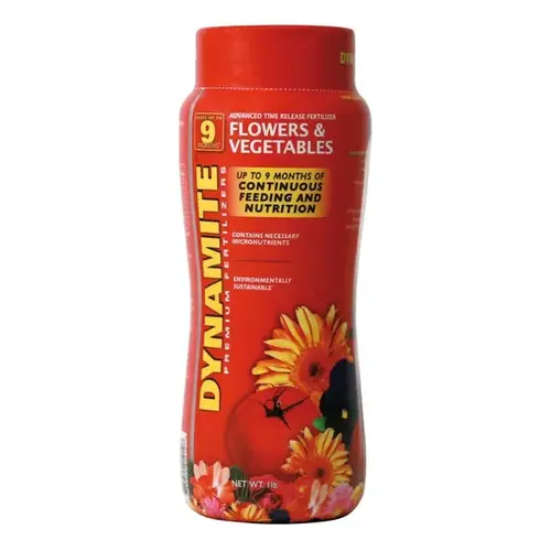 Dynamite 605912 Dynamite Flower & Vegetable Plant Food 13-13-13 1lb