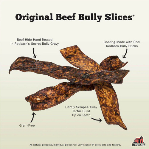 Redbarn Pet Supplies 255001BLK Bully Slices - Original Bully Flavor - Bulk/6 lbs.