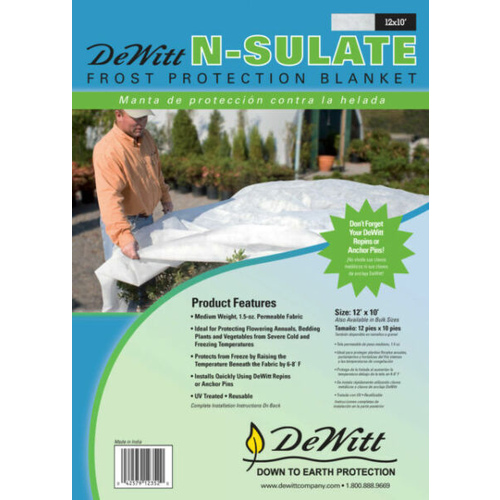 DEWITT COMPANY INC NS12500 Frost Blanket: N-Sulate 1.5oz. - 12ft x 500ft