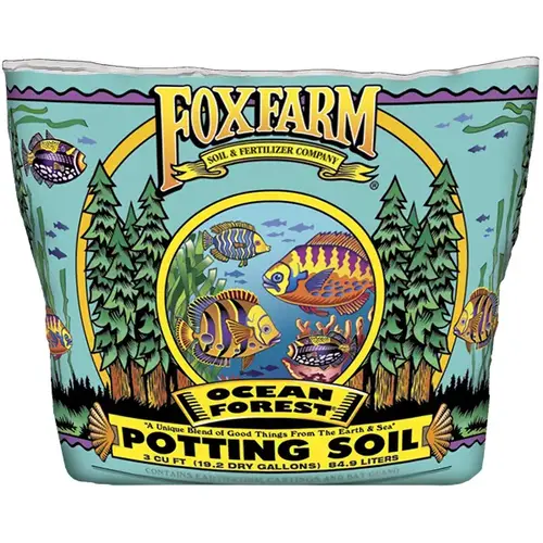 FoxFarm 690044 FoxFarm Ocean Forest Plant Garden Potting Soil Mix - 3 cubic feet