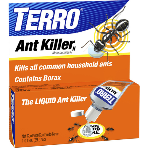 TERRO T100-12 Ant Killer, Liquid, Sweet, 1 oz Clear