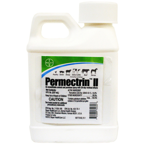 Bayer Animal Health 003-80772432 BAYER PERMECTRIN II SPRAY - 8 OZ