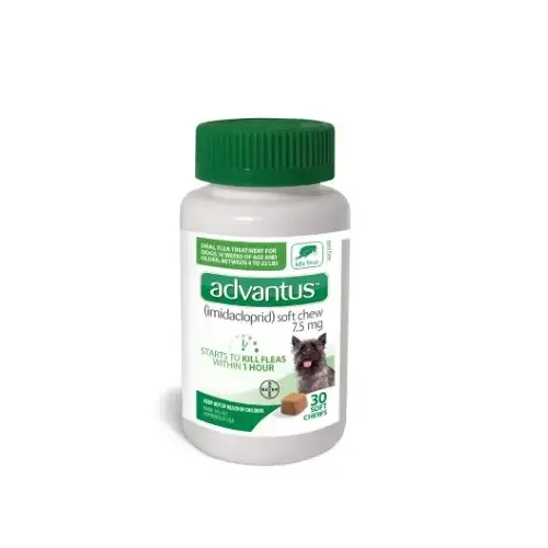 Advantus Flea & Tick Soft Chew Treatment for Small Dogs - 30 Count