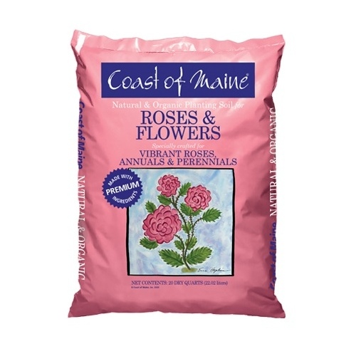 Coast of Maine RF3500 Natural & Organic Soil for Rose and Flowers 20-Quart