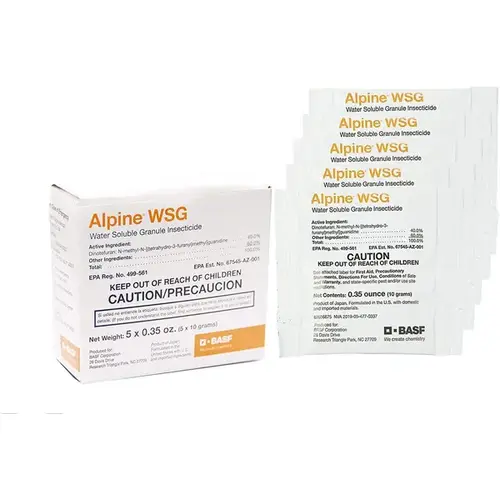 BASF 59020846 Alpine WSG Water Soluble Granule Insecticide 10g Packet