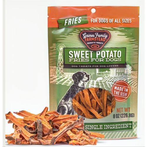 Gaines Pet Treats 08601091 SWEET POTATO FRIES 8OZ GAINES PET