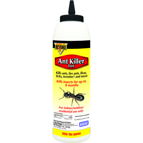 Ant Killer Dust, Solid, 1 lb Bottle White