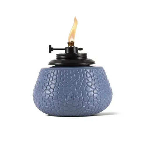 Tiki Blue Stone Table Torch w/ Adjustable Flame - 6 in