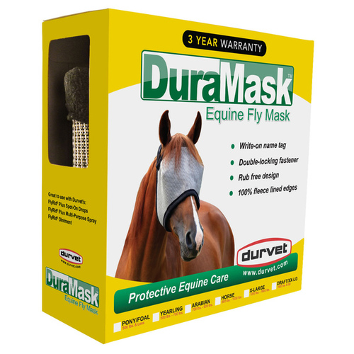 DURAMASK EQUINE FLY MASK WITHOUT EARS - FOAL/PONY