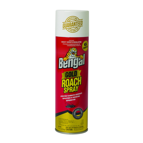 Bengal 92464 Roach Spray, Liquid, Spray Application, 11 oz Aerosol Can