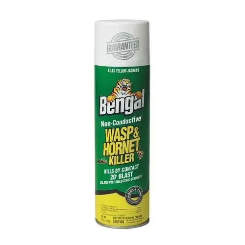 Bengal 97185 Wasp and Hornet Killer, Liquid, 15 oz Clear/Pale Yellow