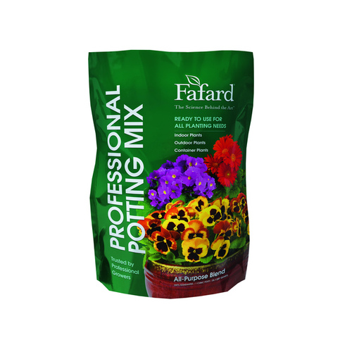 Fafard Potting Mix, 1 cu-ft Coverage Area, Dark Brown/Light Brown, 100 Bag