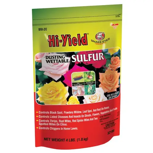 4 Lb. Powder Concentrate Wettable Sulphur Fungicide