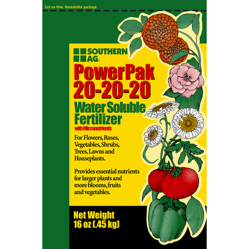 20-20-20 POWERPAK WATER SOLUBLE FERTILIZER - 1 lb.