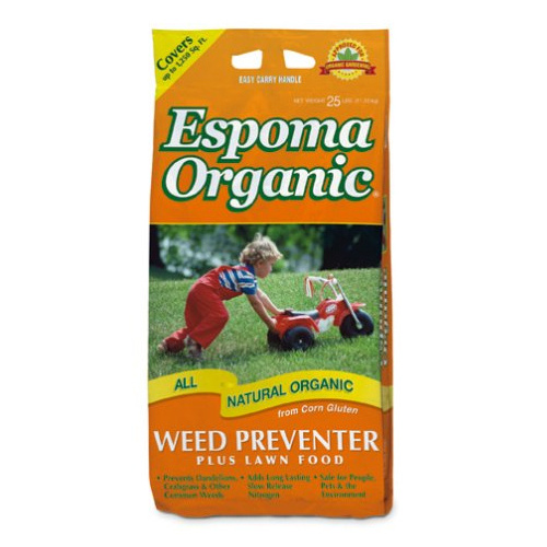 Espoma CGP25 Lawn Food Organic Weed Preventer For All Grasses 1250 sq ft