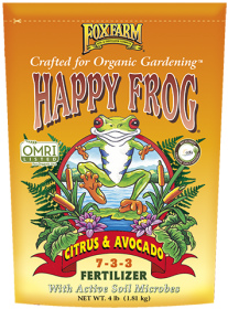 FoxFarm FX14640 Happy Frog Citrus & Avacado Dry Fertilizer 4-lb Bag