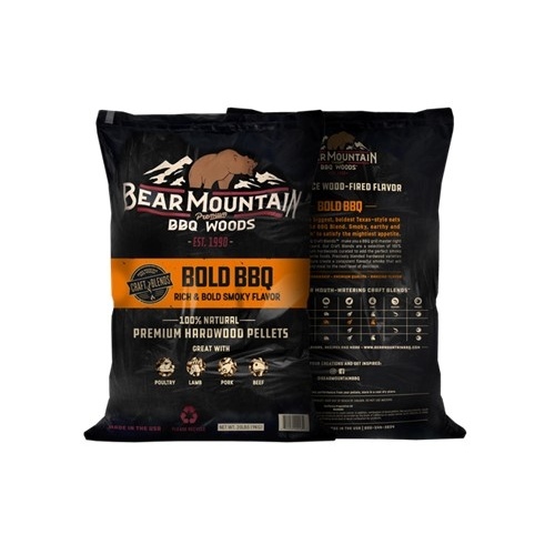 BEAR MOUNTAIN FOREST PRODUCTS FK91-20# Bear Mountain Bold BBQ Grill Pellets - 20lbs.